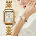 Montre femme rectangulaire élégante