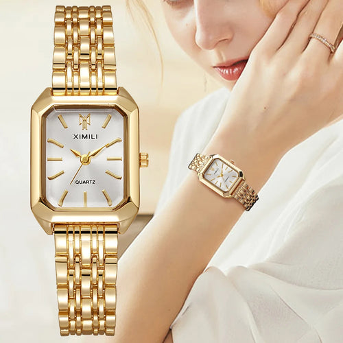 Montre femme rectangulaire élégante