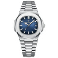 Montre homme carrée acier